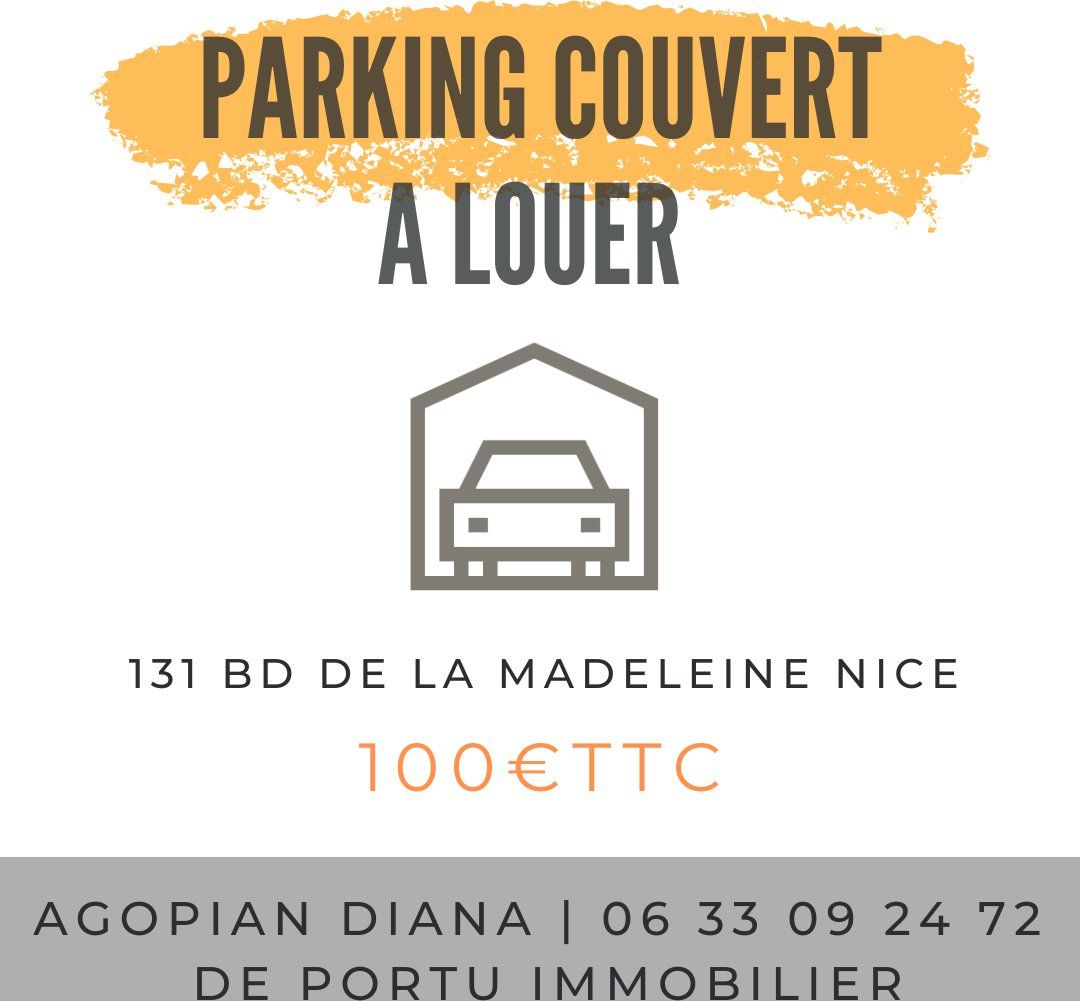 Phone Space 17 Bd De La Madeleine 06000 Nice Parking spaces For Rent in Madeleine (Nice) | RealAdvisor