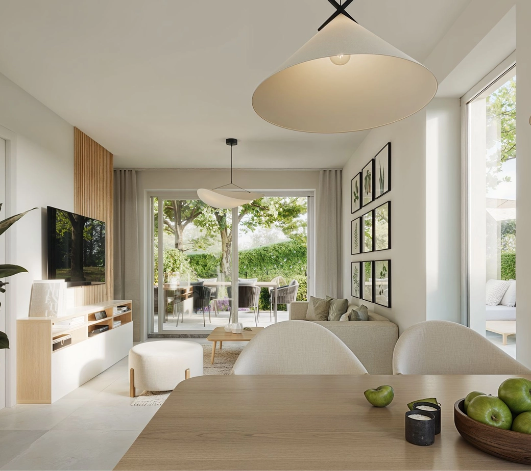 Appartement neuf 3.5 pièces type townhouse avec jardin – Épalinges