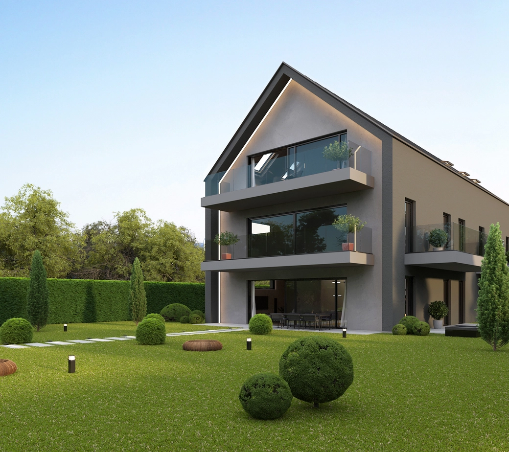 Splendide attique de 5.5 pièces avec grande hauteur sous plafonds et balcons
