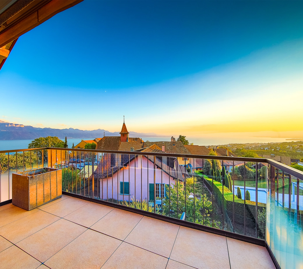 Attique avec calme et vue splendide à Belmont-sur-Lausanne