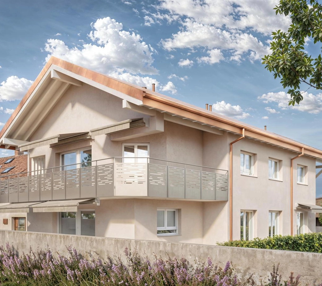 PROJET NEUF : Appartement de 3.5 pièces au rez-de-chaussée
