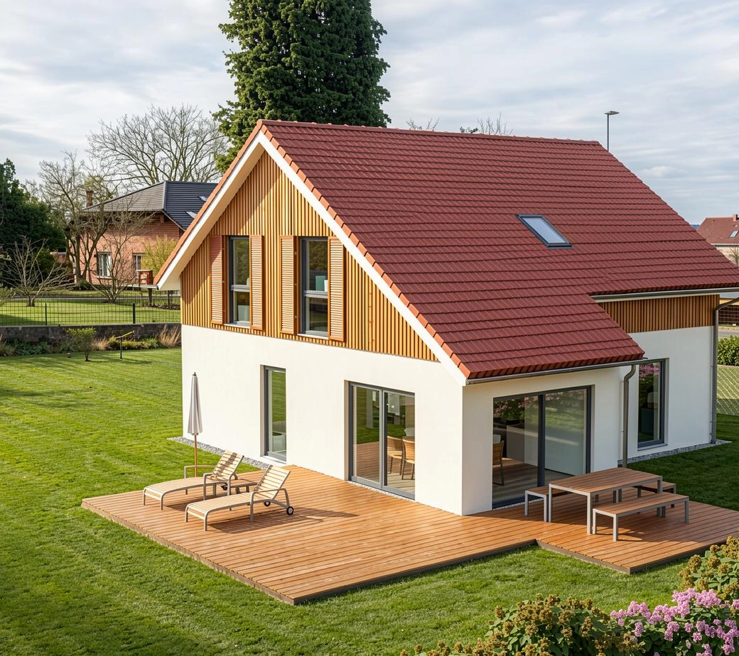 Villa de 5,5 pièces en ossature bois dans un cadre calme