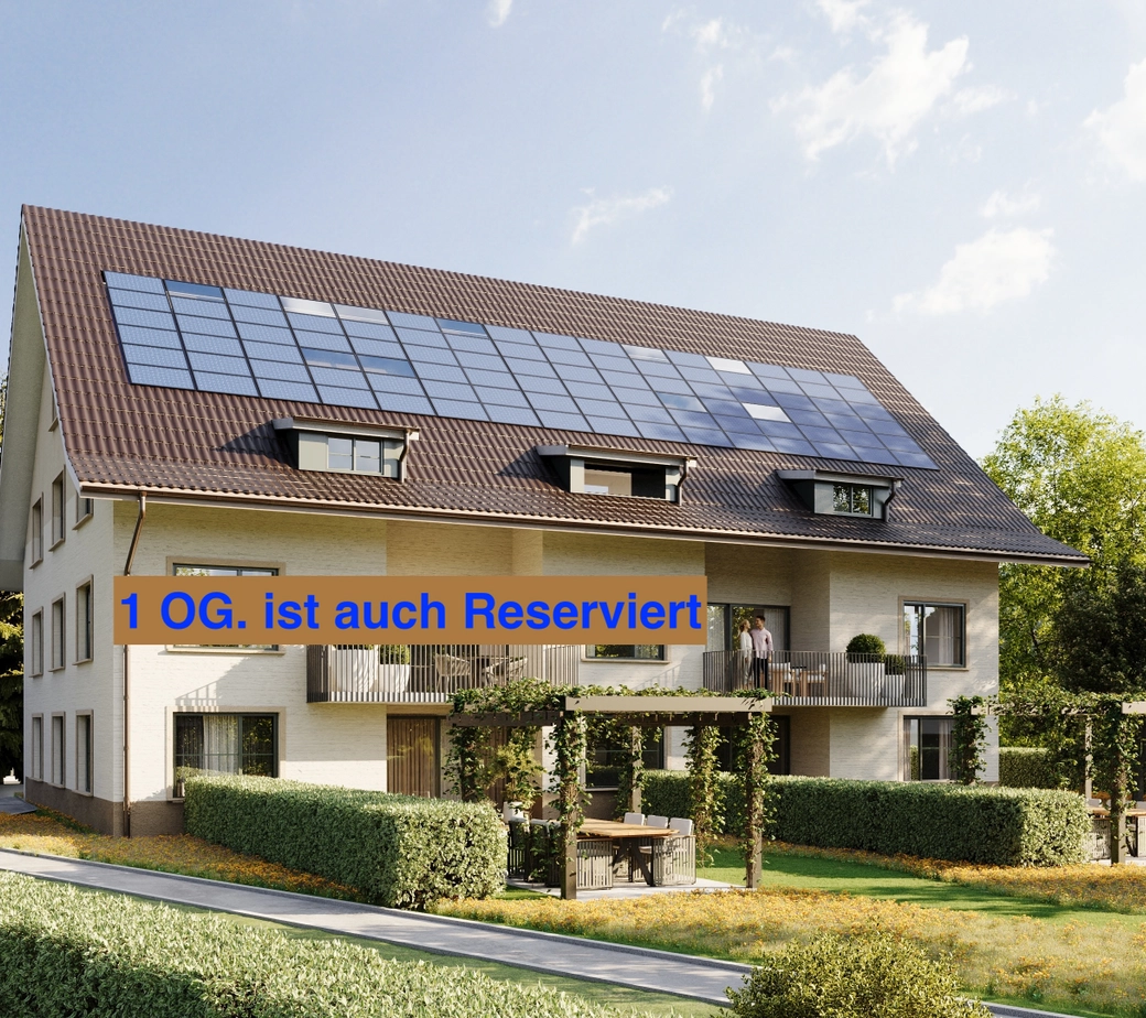 ! Wohnung 3. im 1. OG. ist auch bereits Reserviert !
