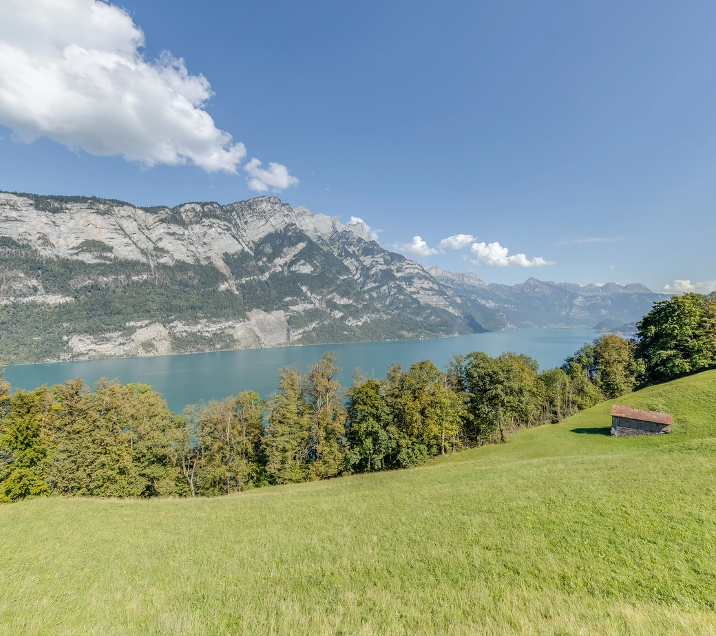 Traumhaus in Obstalden perfekt für Familien mit traumhaftem Ausblick auf den Walensee