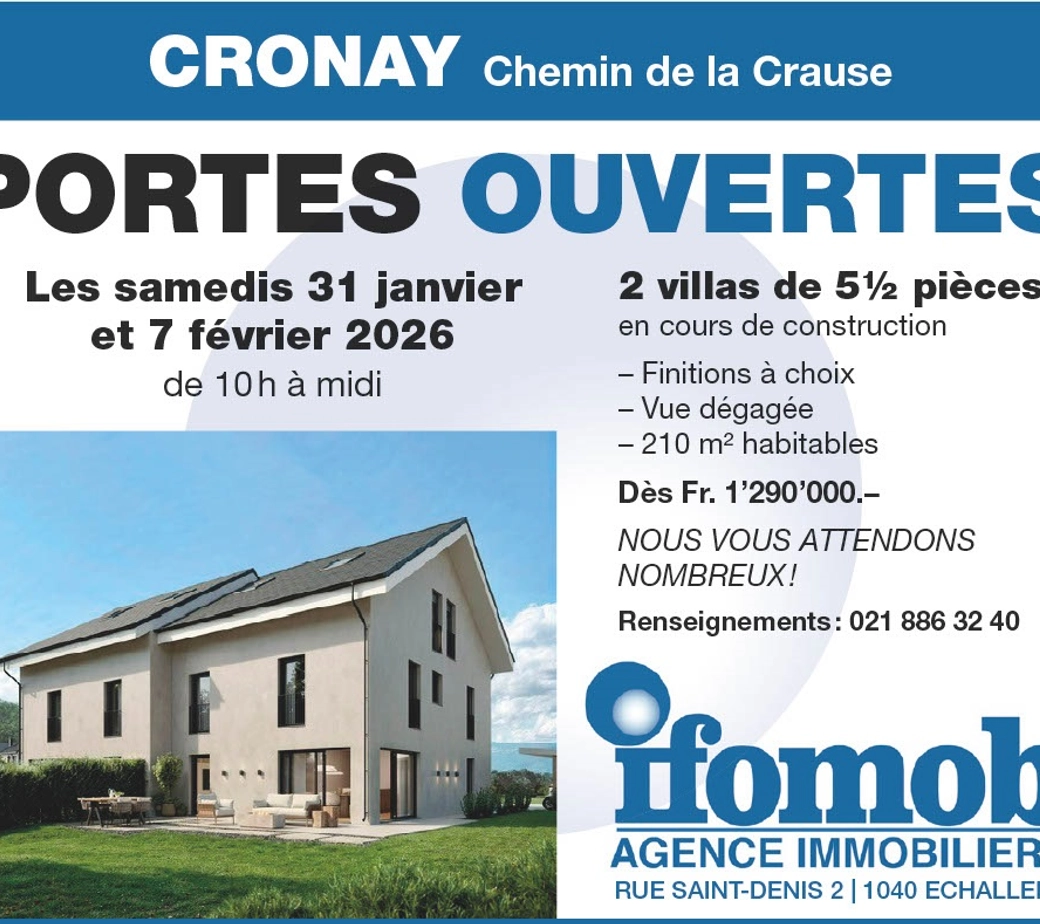 A DECOUVRIR ! Magnifique projet aux portes d'Yverdon-les-Bains