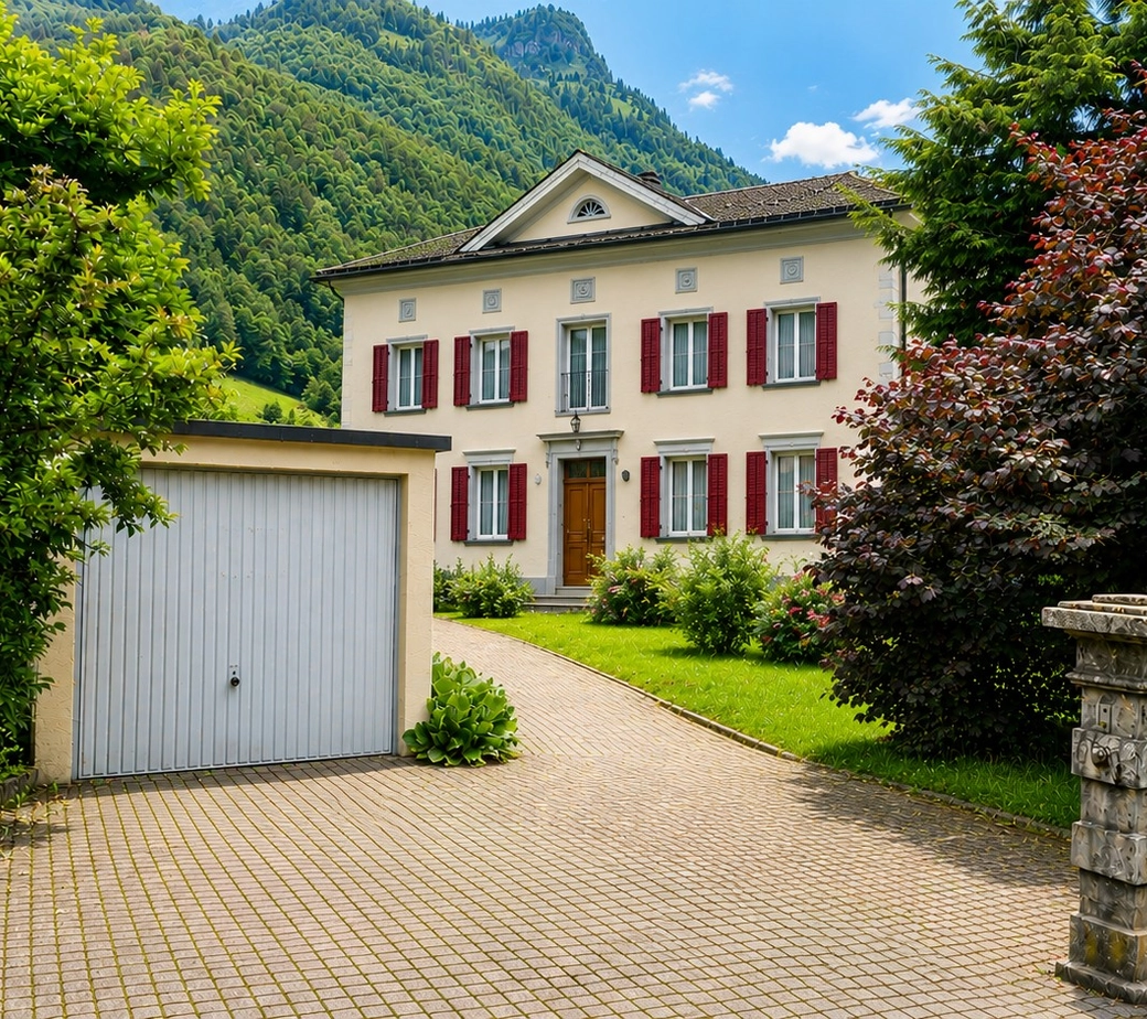 Freistehendes Einfamilienhaus mit grosszügigem Garten in Luchsingen
