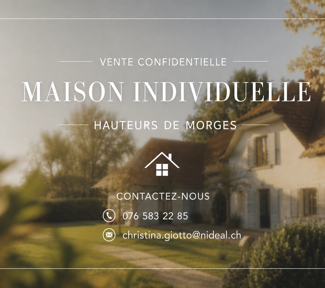 Maison à vendre district de Morges - 300 m² avec grand terrain de 3'500 m²