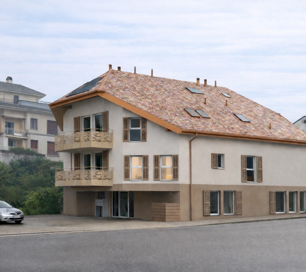 PROJET NEUF : Appartement de 3.5 pièces au premier étage