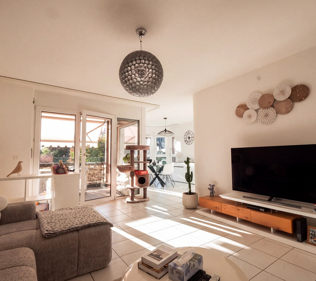 Charmant appartement à Ecublens -  3,5 pièces de 93 m2 avec un balcon