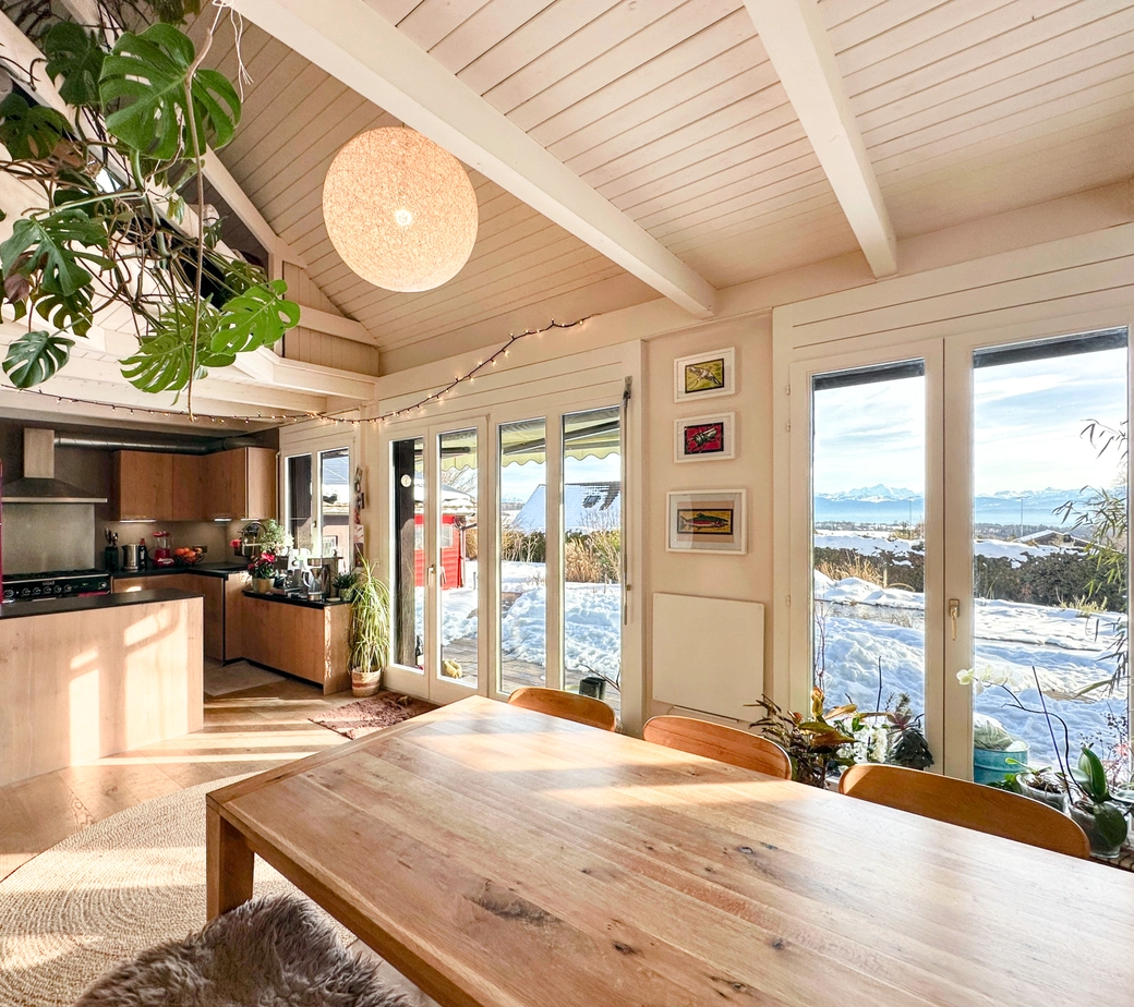 Villa individuelle avec vue sur le Mont-Blanc