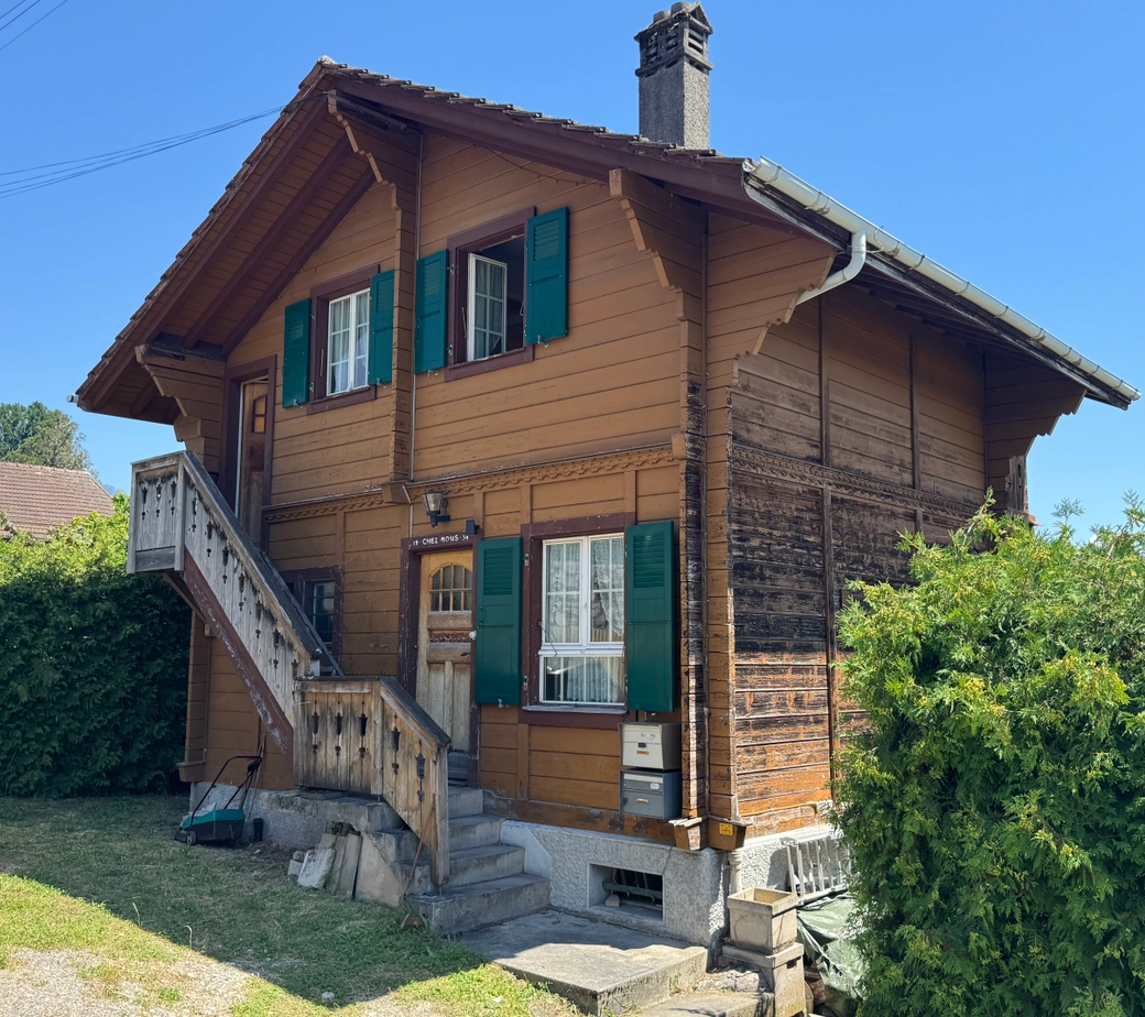 Joli chalet de 4-5 pièces avec vue sur le lac et les Dents-du-Midi