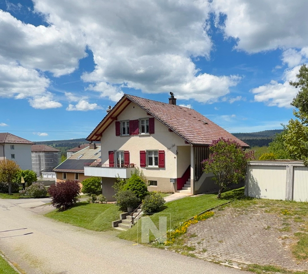 Les Bioux - Villa individuelle de 5 pièces d'environ 145m2, avec vue sur le lac de Joux