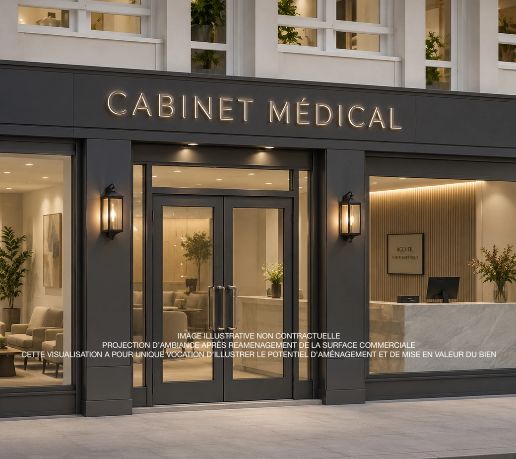 VENTE CONFIDENTIELL, SURFACE COMMERCIALE A VENDRE EN NOM OU EN SOCIÉTÉ