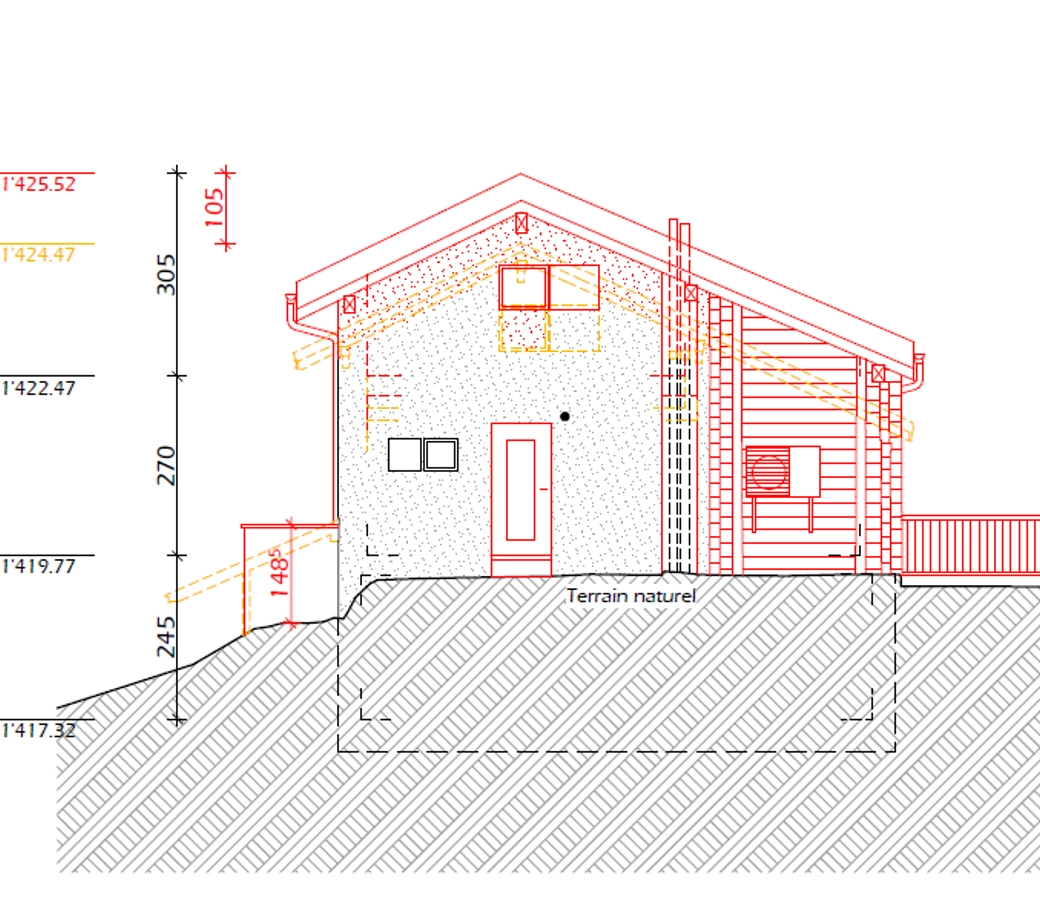 Projet exclusif de rénovation complète d’un chalet à 15 min à pied du centre de Crans