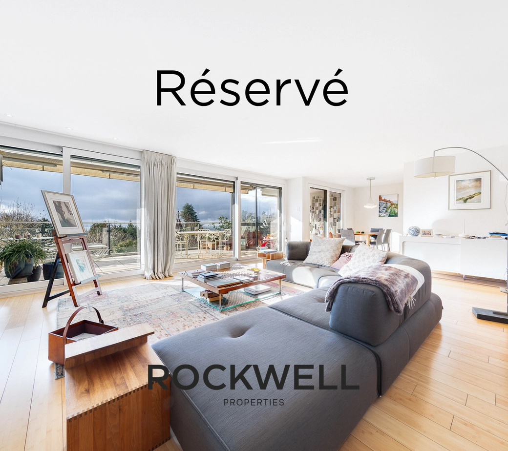 Réservé - Spacieux 3.5 pièces à La Conversion avec magnifique terrasse plein SUD