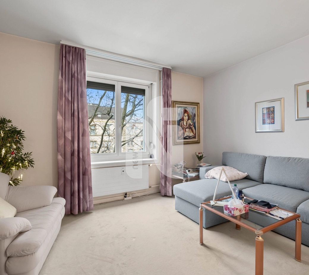 Helle und grosszügige 4.5-Zimmer-Wohnung mit Balkon und Gemeinschaftsgarten – nahe Badischer Bahnhof und Langen Erle