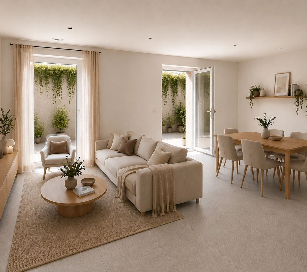 Appartement MINERGIE de 3.5 pièces au rez-de-chaussée / en cours de finitions