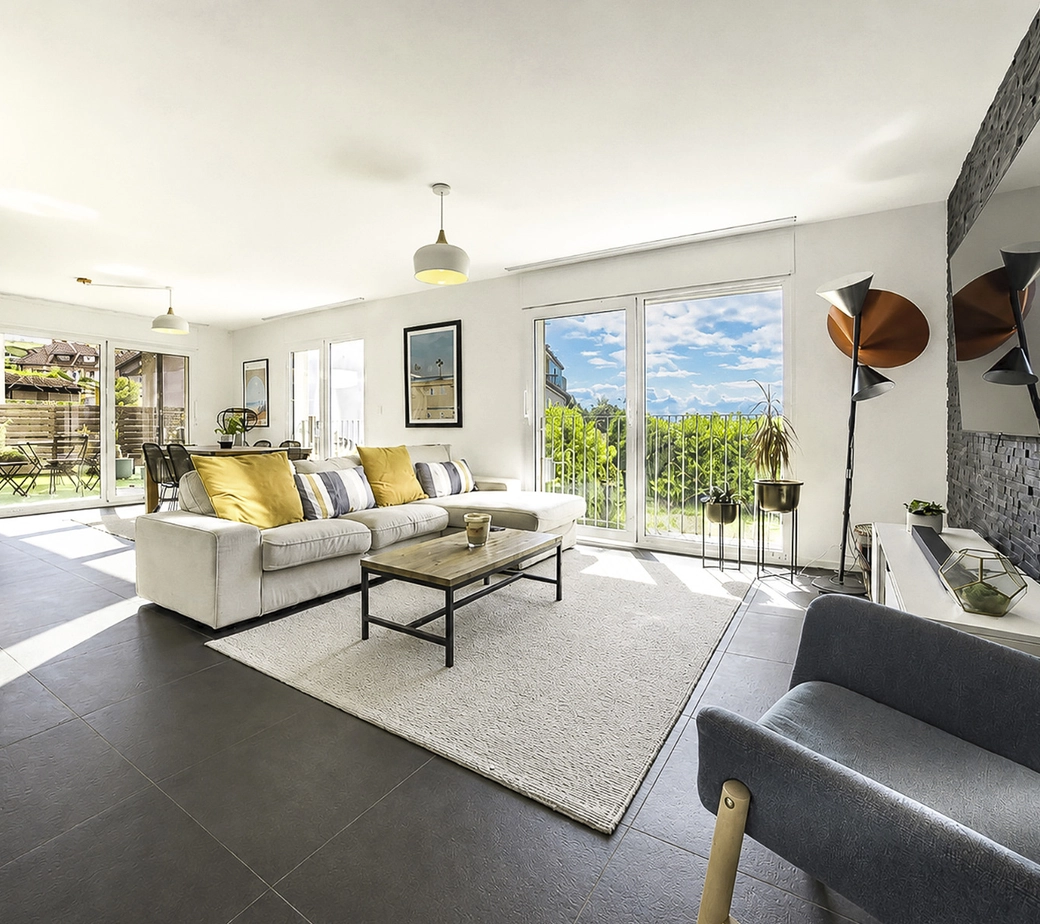 Appartement lumineux avec vue sur la nature et échappée sur le lac
