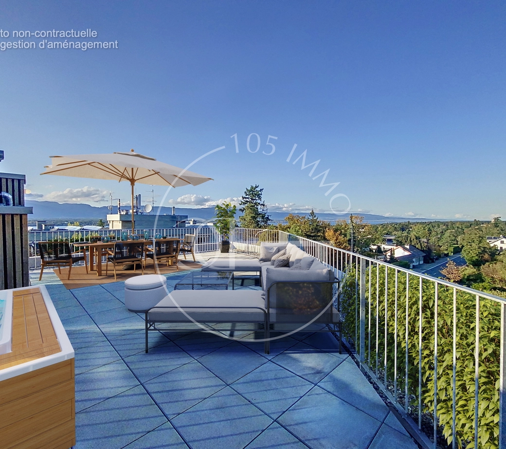 Appartement au dernier étage - Terrasse panoramique