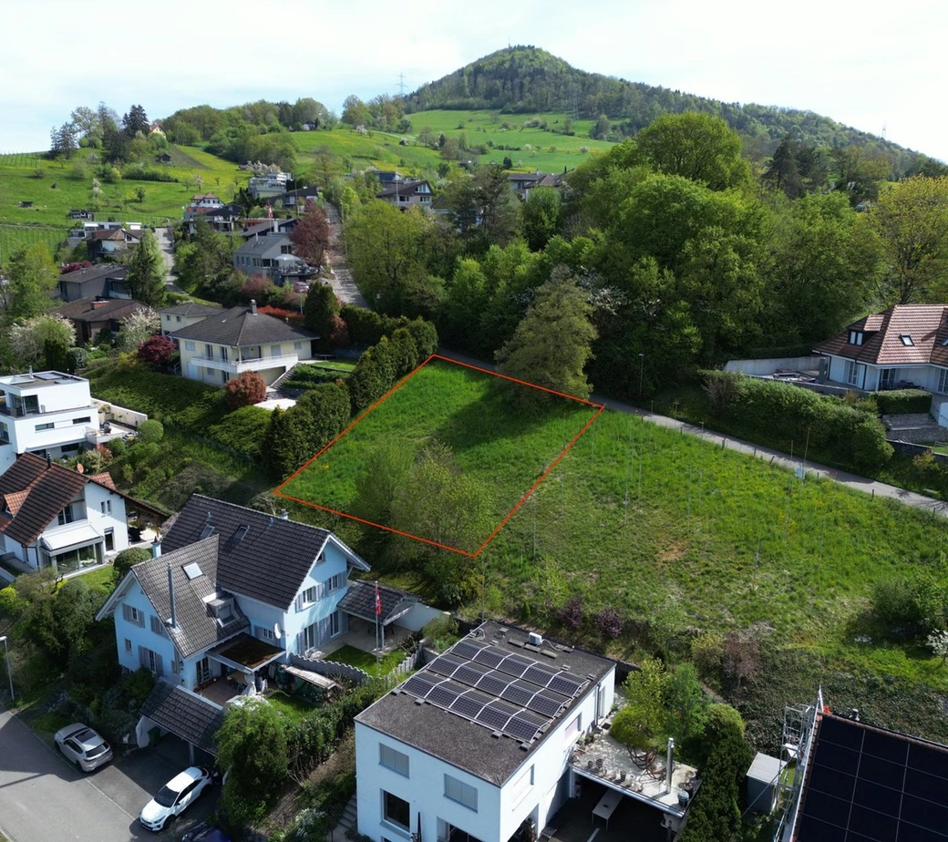 Exklusive Hanglage in Frick – 646 m² Bauland mit Aussicht