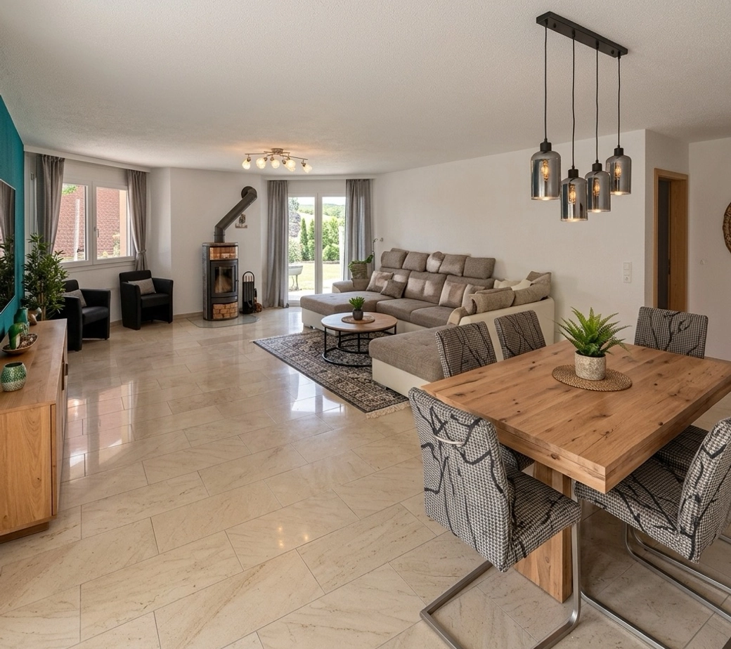 Grand appartement moderne avec jardin, véranda et 133 m2 de terrasse