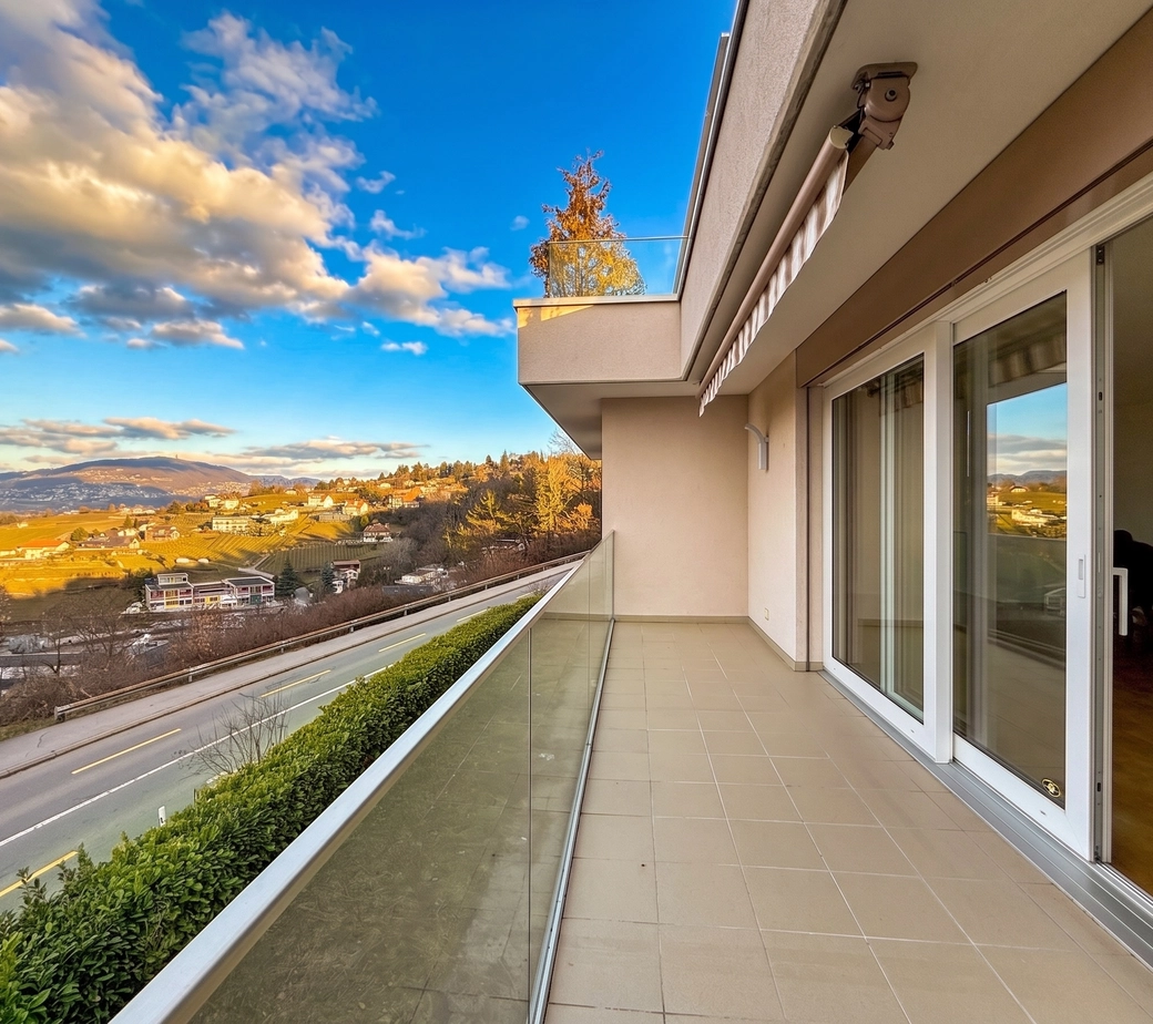 Montreux – Élégant 5.5 pièces avec vue lac, terrasse et espace bien-être