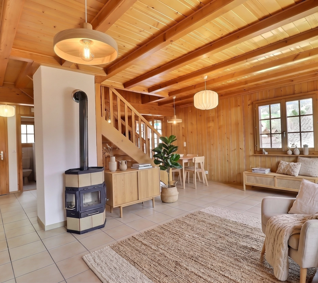 Agréable duplex en attique à vendre à Château-d'Oex
