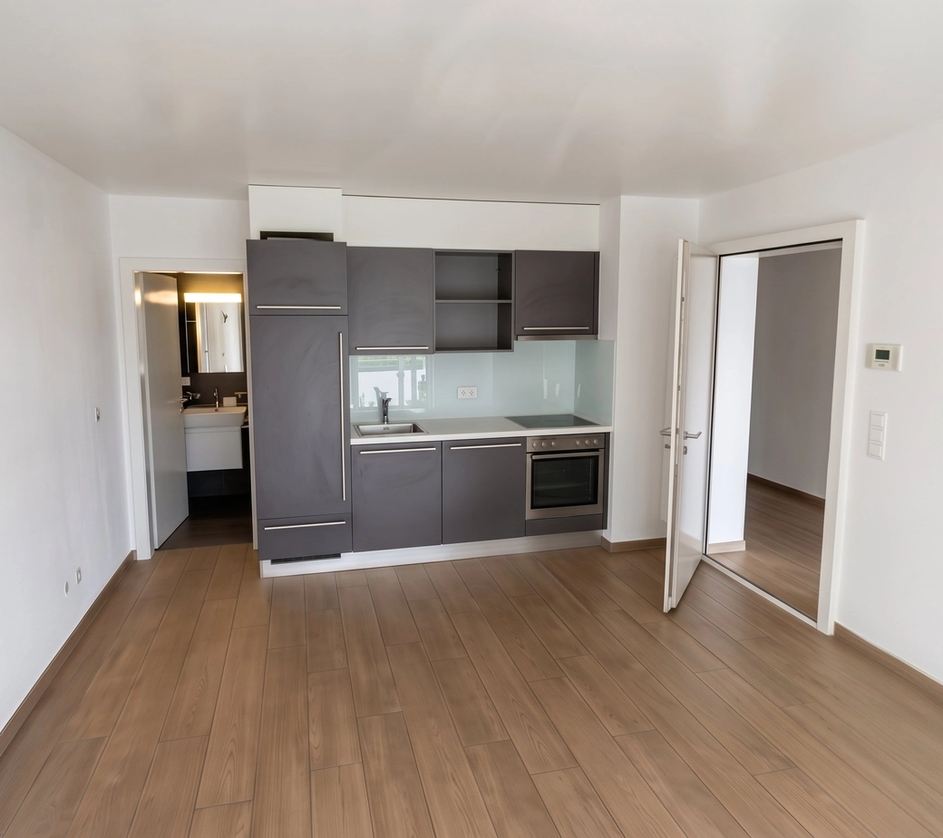 Studio moderne à Sion avec balcon, cave et place de parc
