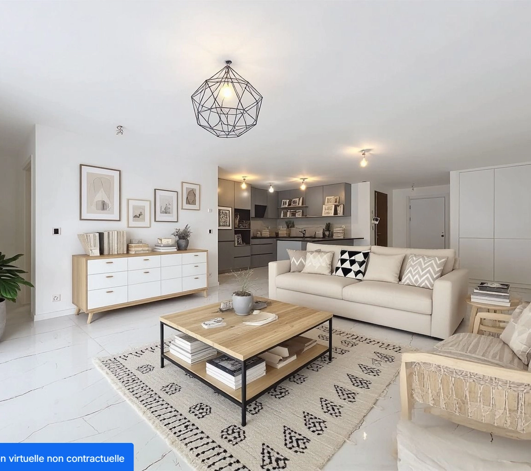 Neuf, 3,5 pces dans le village de Champagne