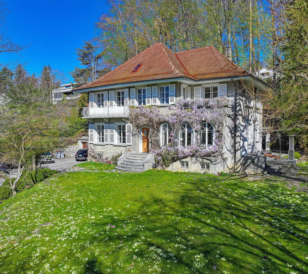 En exclusivité, Magnifique villa individuelle offrant une vue sur le lac Léman et les Alpes