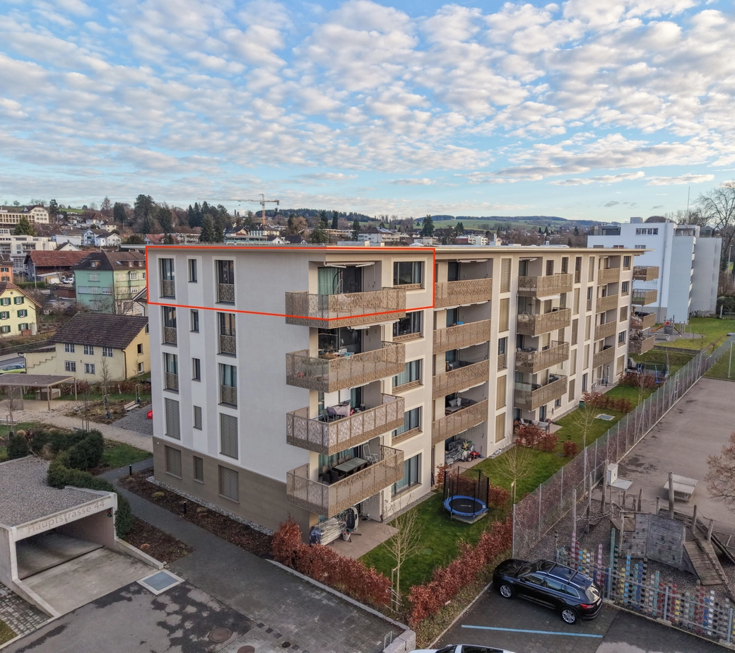 Exklusive Neubauwohnung mit schönem Ausblick