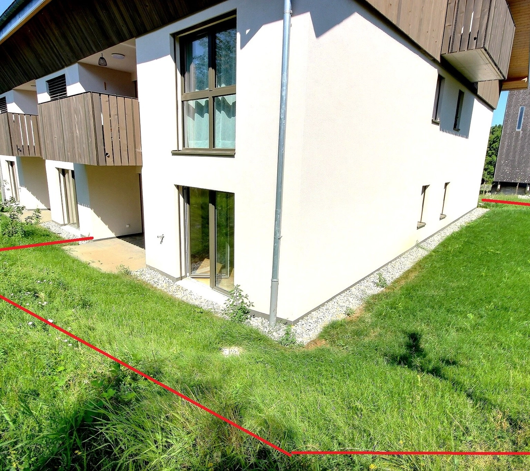 Jardin privatif de 136m2 - 3,5 pces