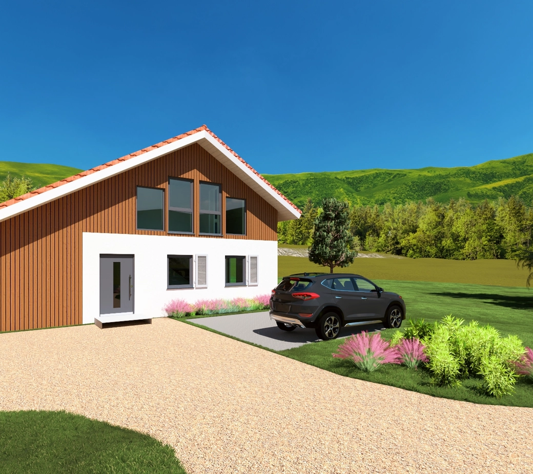 PERMIS EN FORCE - Deux villas avec écurie pour 3 chevaux sur grande parcelle