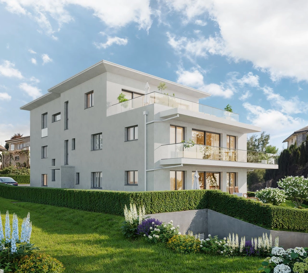 Appartement à vendre sur plans avec jardin à Prilly
