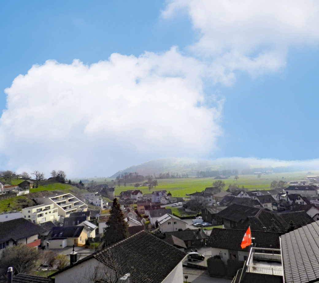 Gemütliche Wohnung mit Balkon und Aussicht