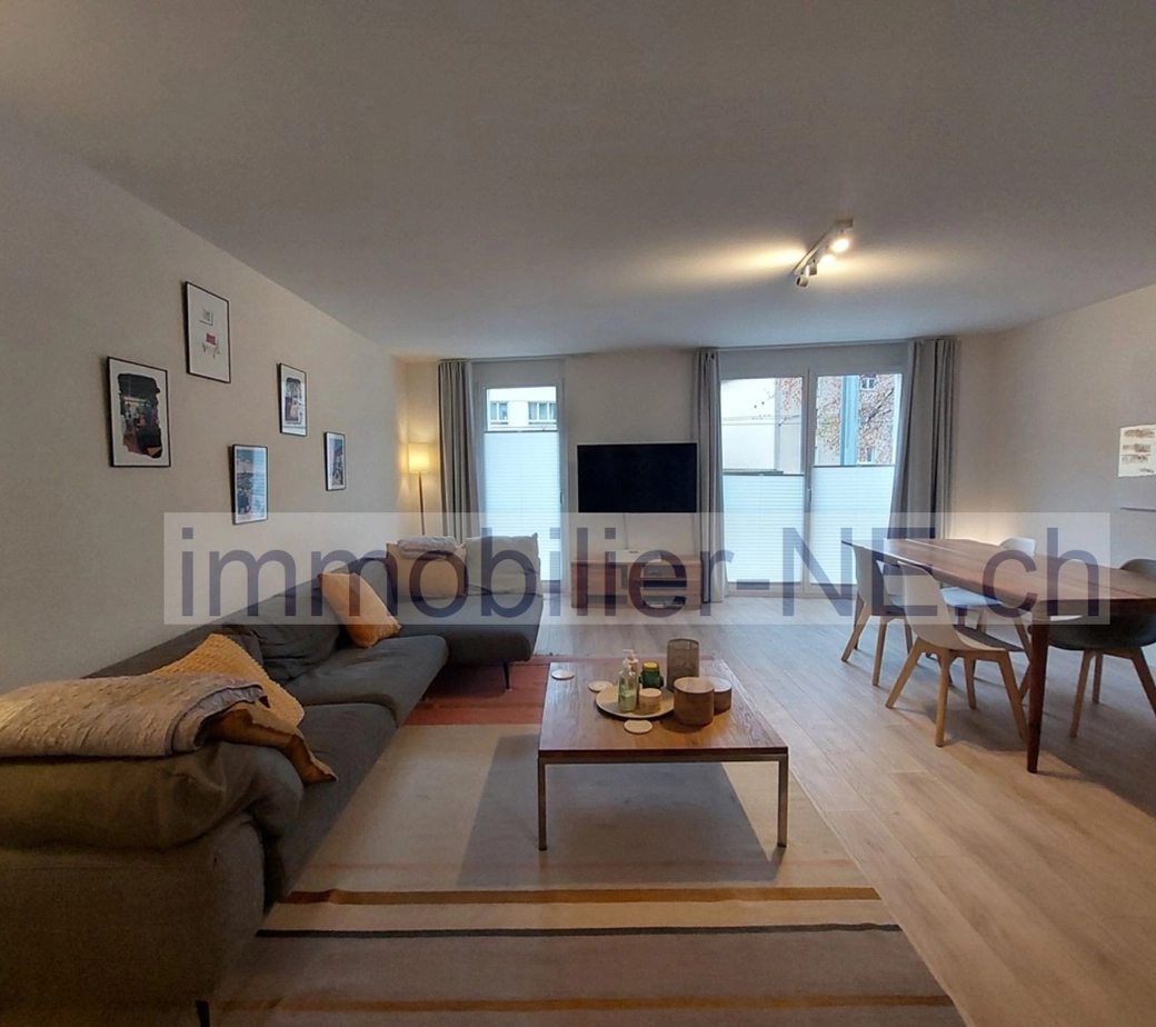 Appartement moderne de 3,5 pièces bénéficiant d’une terrasse et d’un garage