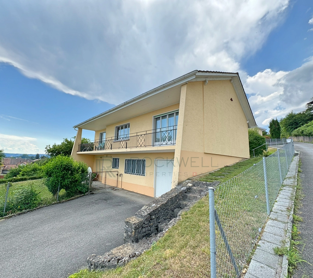 Maison individuelle avec vue à 180°