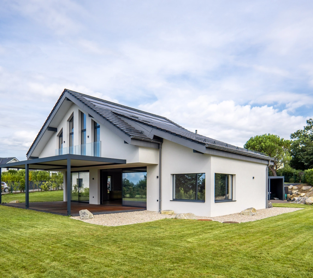 Villa contemporaine neuve avec vue sur le lac à St-Prex