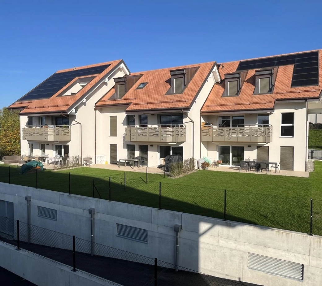 Immeuble Minergie de 8 appartements en PPE à Bavois - Livraison 2024