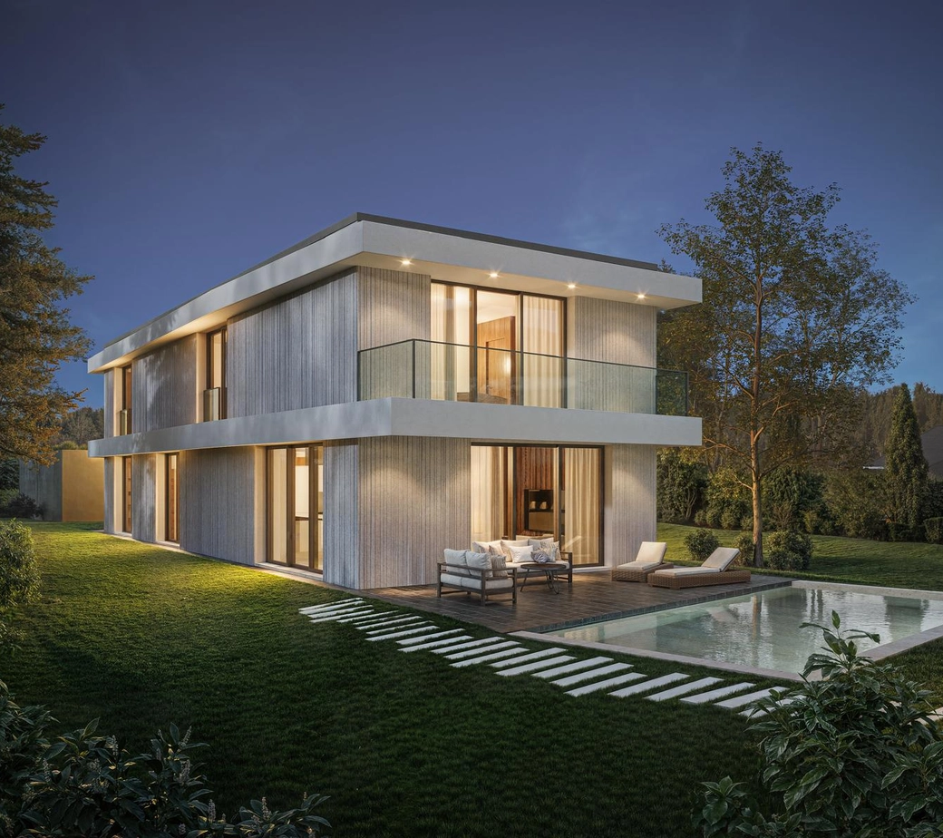 Villa neuve contemporaine de standing à Tannay