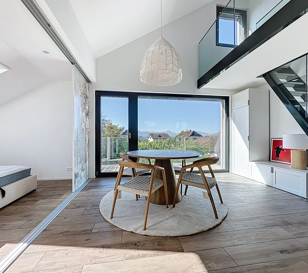 Duplex au dernier étage