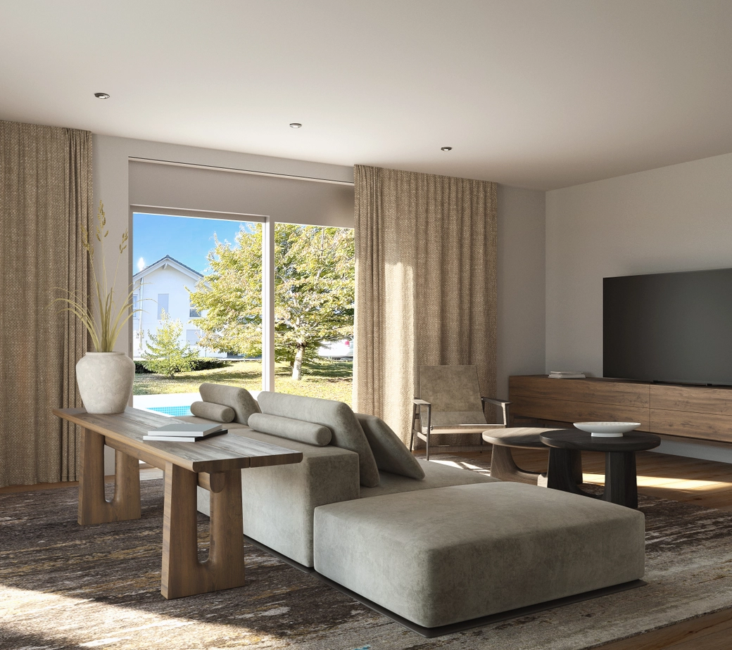 Villa d'architecte entièrement rénovée dans les hauts de Nyon