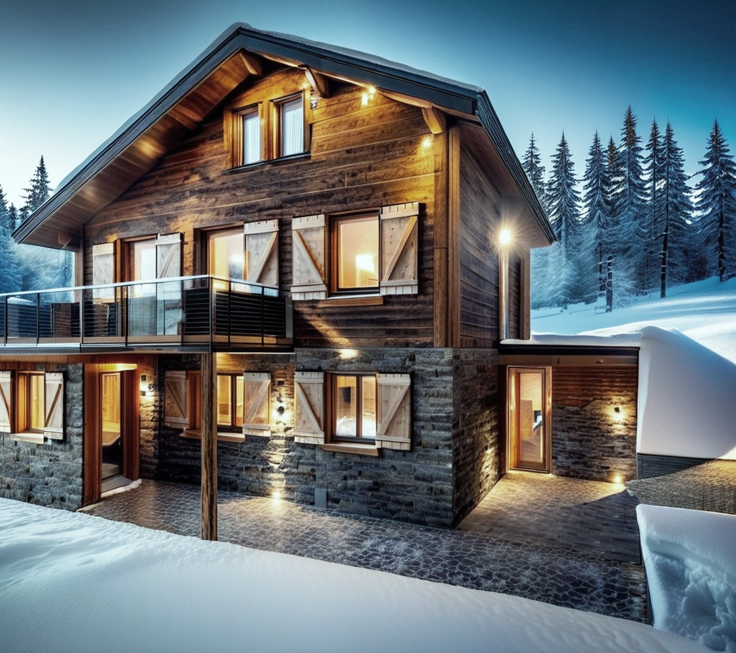 Projet exclusif de rénovation complète d’un chalet à 15 min à pied du centre de Crans