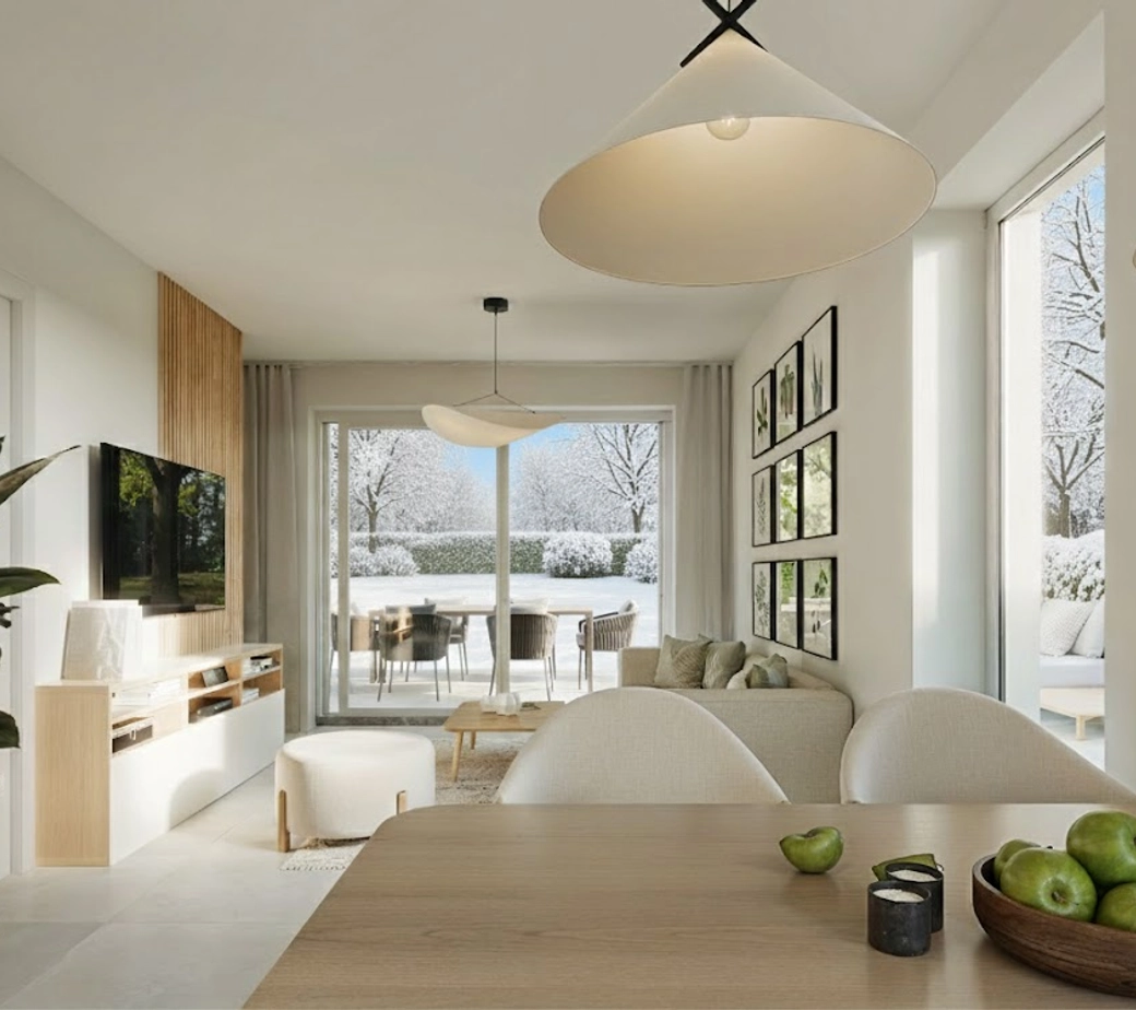 Appartement neuf 3.5 pièces type townhouse avec jardin – Épalinges