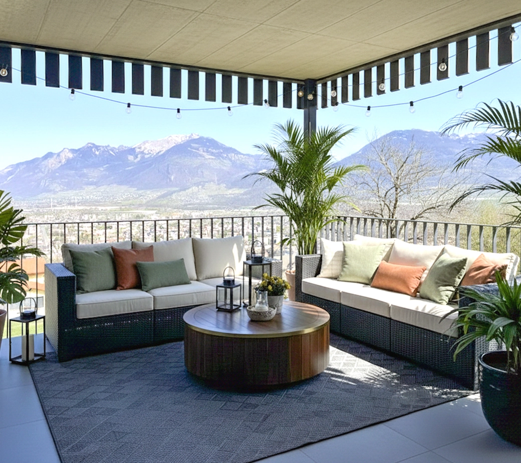 Villa individuelle de 4,5 pièces avec belle vue sur la plaine.