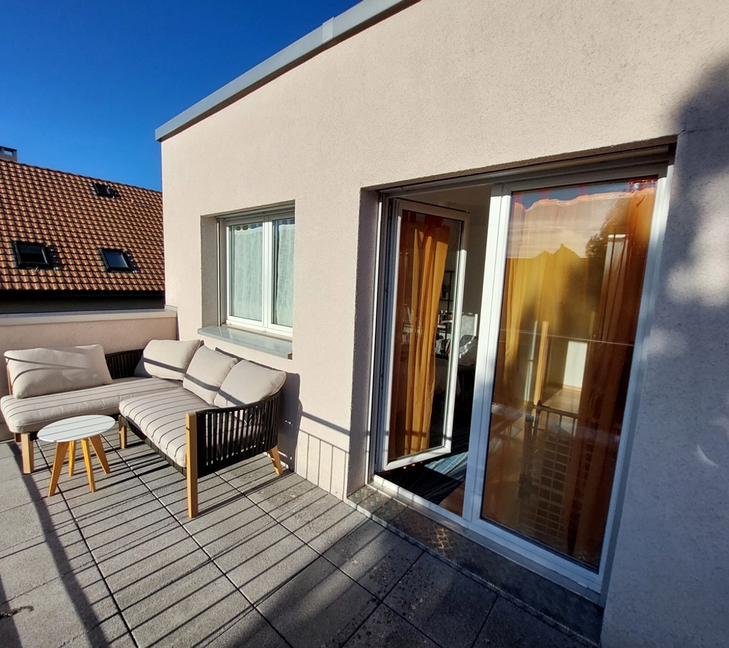 Superbe appartement en attique avec terrasse et garage double