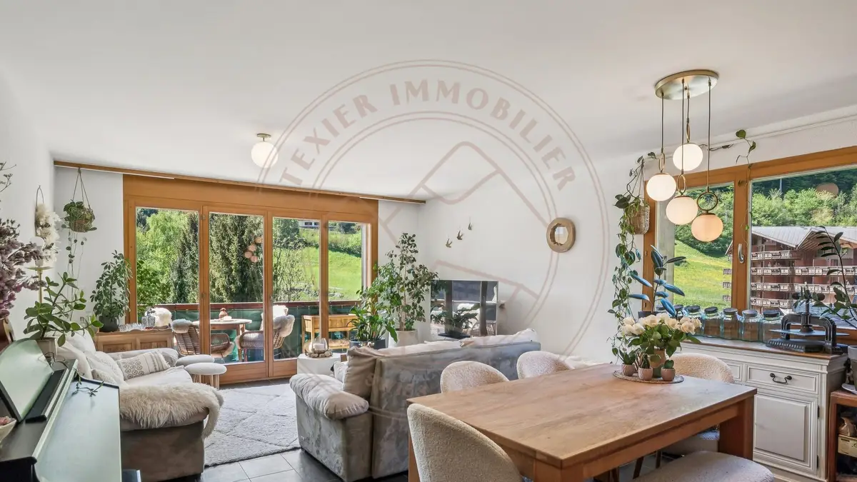 Charmant appartement avec vue panoramique à Val-d’Illiez