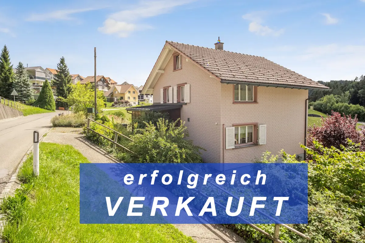 ***VERKAUFT*** Charmantes 5.5 Zi.-EFH in Oberegg AI – Ihr neues Zuhause erwartet Sie!