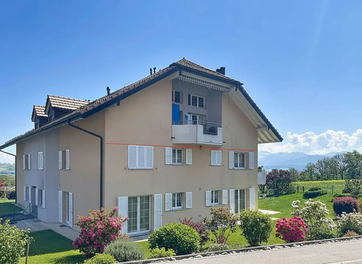 Duplex lumineux aux volumes généreux au cœur de Servion
