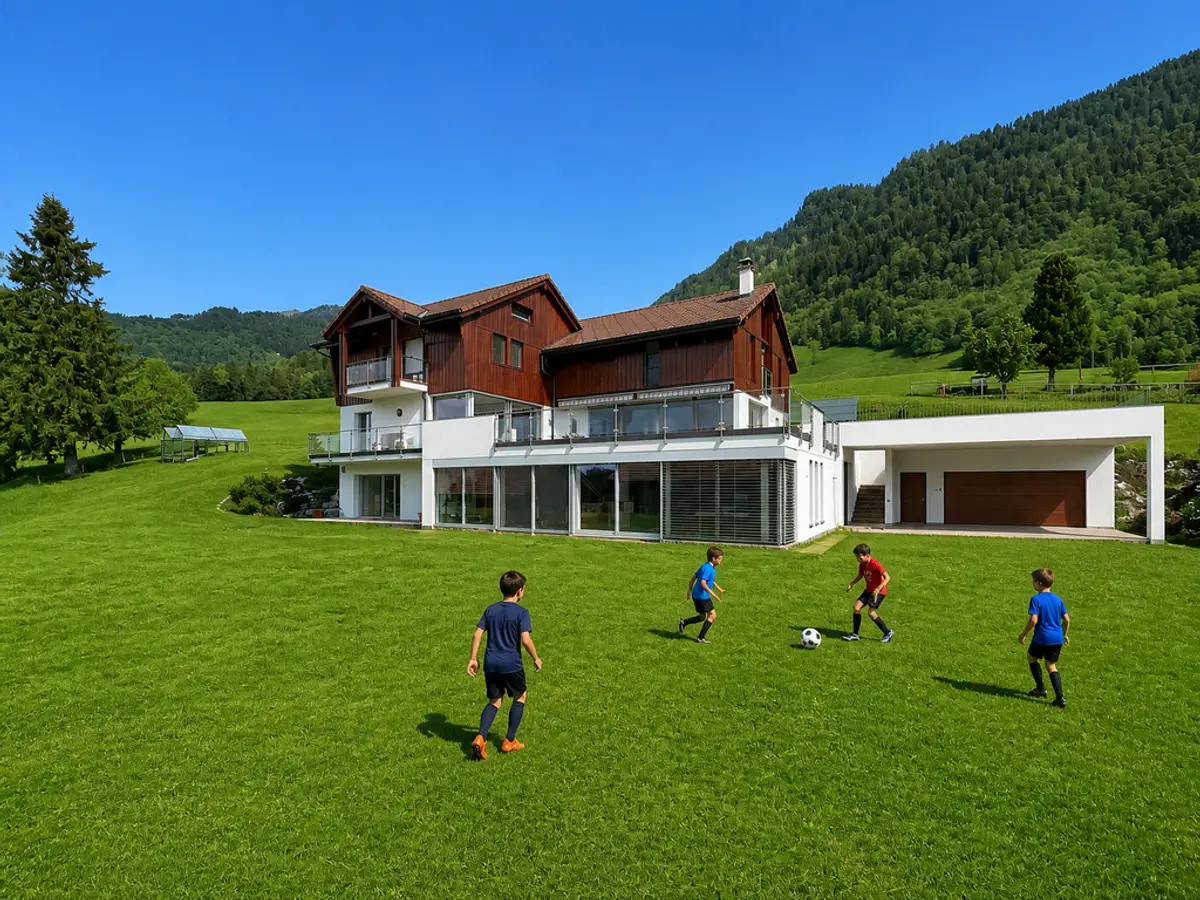 PROPRIÉTÉ D’EXCEPTION AVEC ESPACE WELLNESS PRIVATIF ET VUE PANORAMIQUE SUR LES PRÉALPES